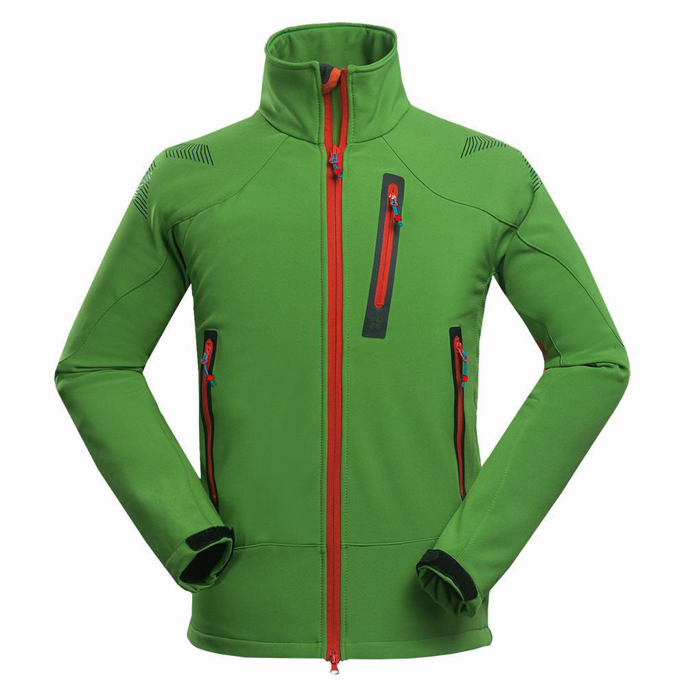 Winter Outdoor Male Soft Shell Windbreaker Jacket