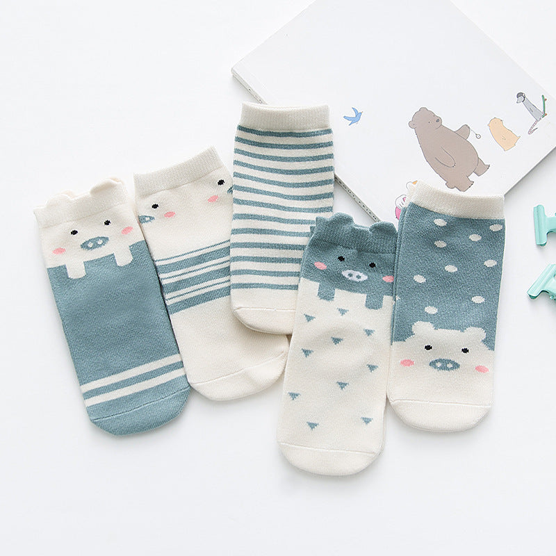 Three-dimensional cartoon baby socks