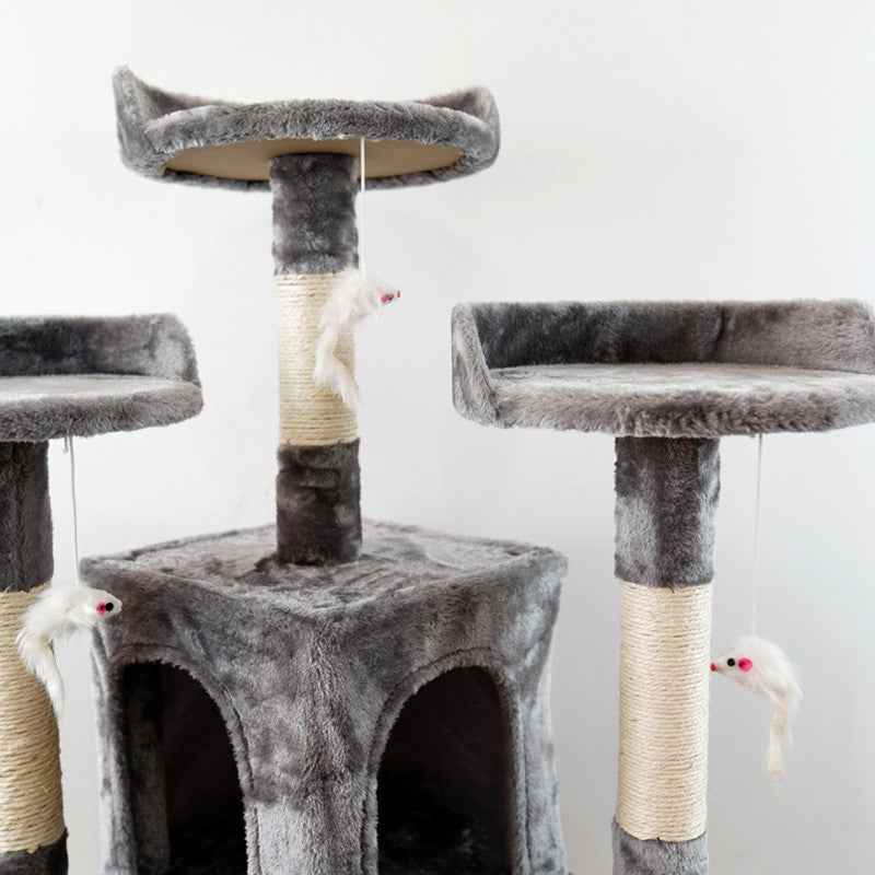 Large Cat Tree & Climbing Frame | Sisal Column with Jumping Platform - Amanluxe