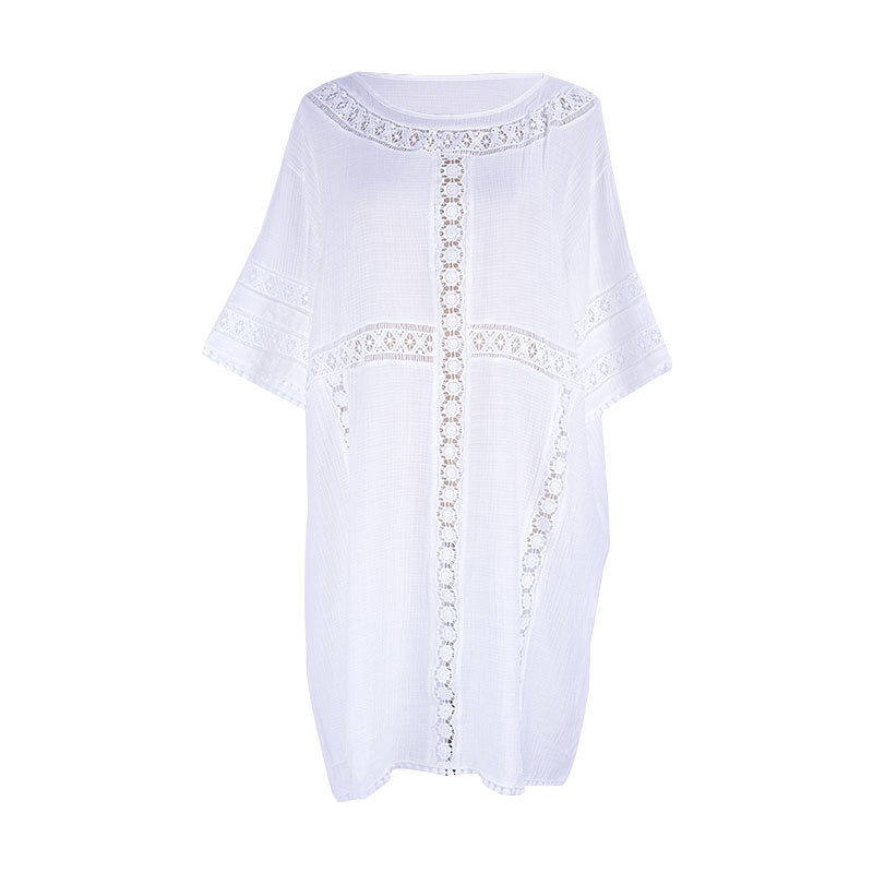 Multiple lace beach skirts