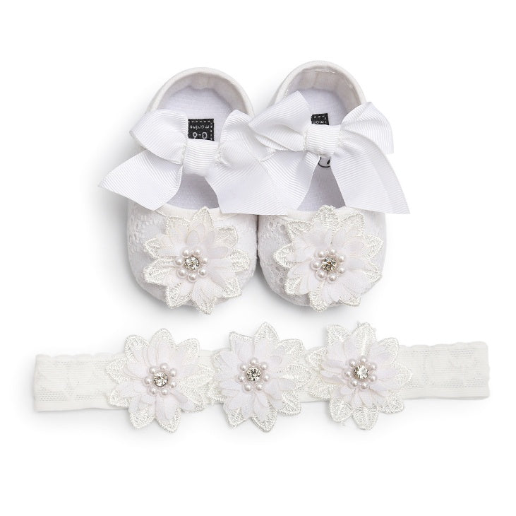 Floret lace women's baby shoes soft soled baby shoes baby shoes walking shoes princess shoes