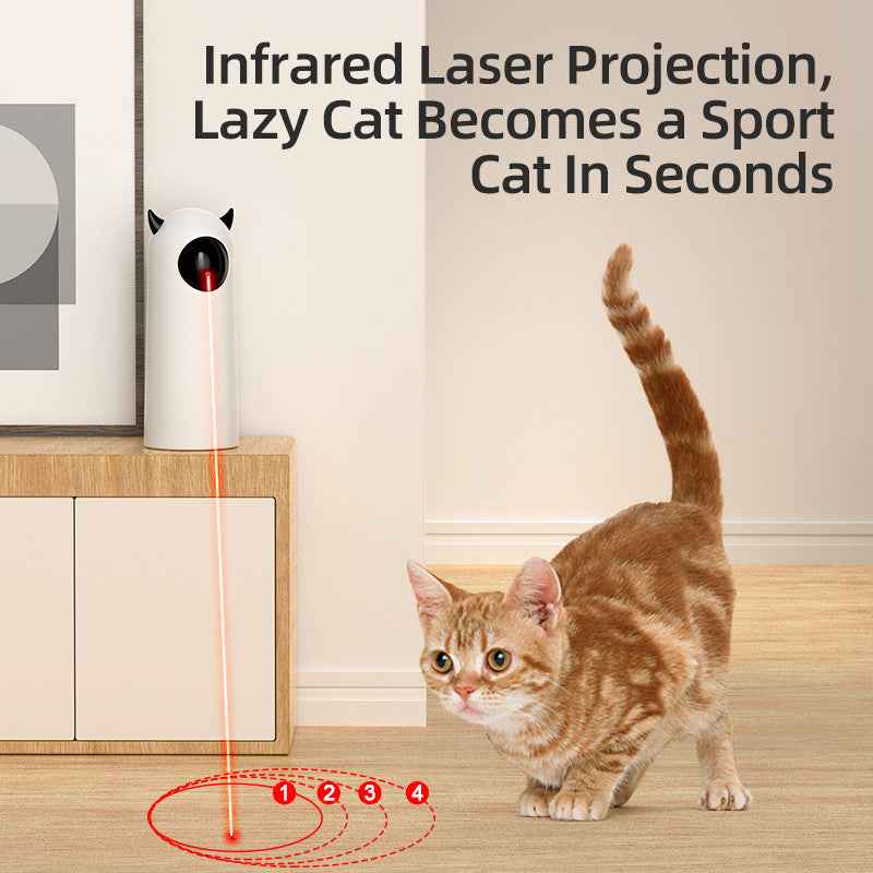 Electric Automatic Cat Teaser - Infrared Toy - Amanluxe
