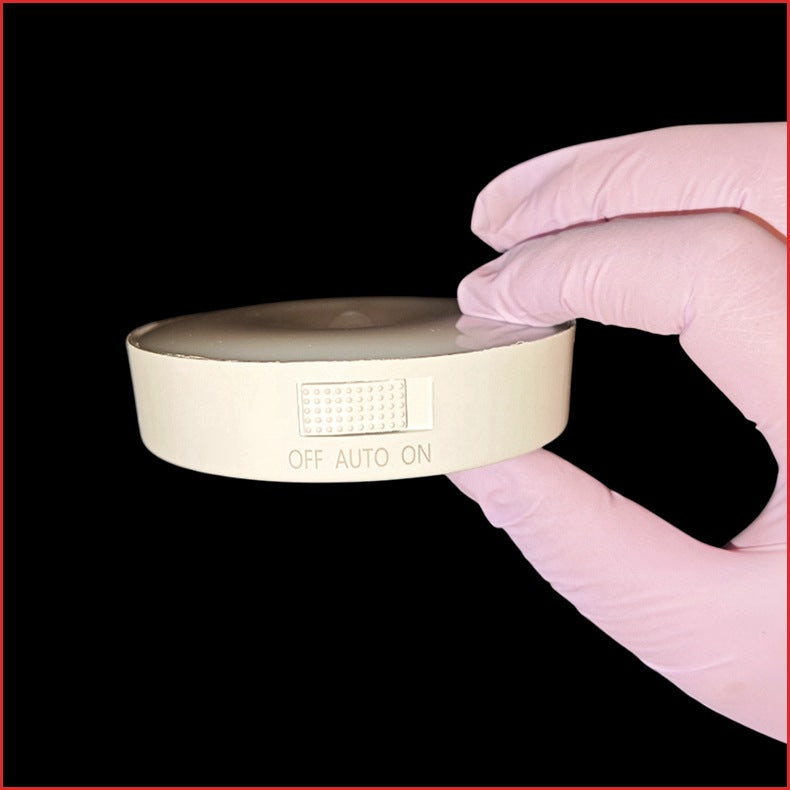 Household Round Small Night Lamp Side Push Key