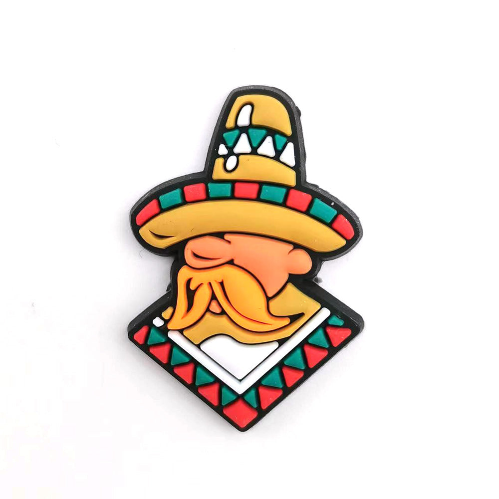 Mexican Food Series Interesting Diy Shoe Flower Decorations