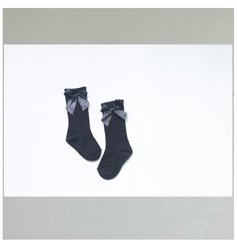 Korean Style Children's Socks Bubble Mouth Baby Mid-tube Socks
