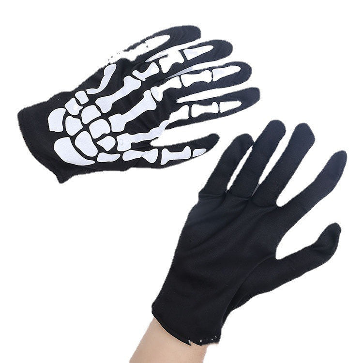 Halloween Decorations Scary Bones Skull Cloth Ghost Gloves