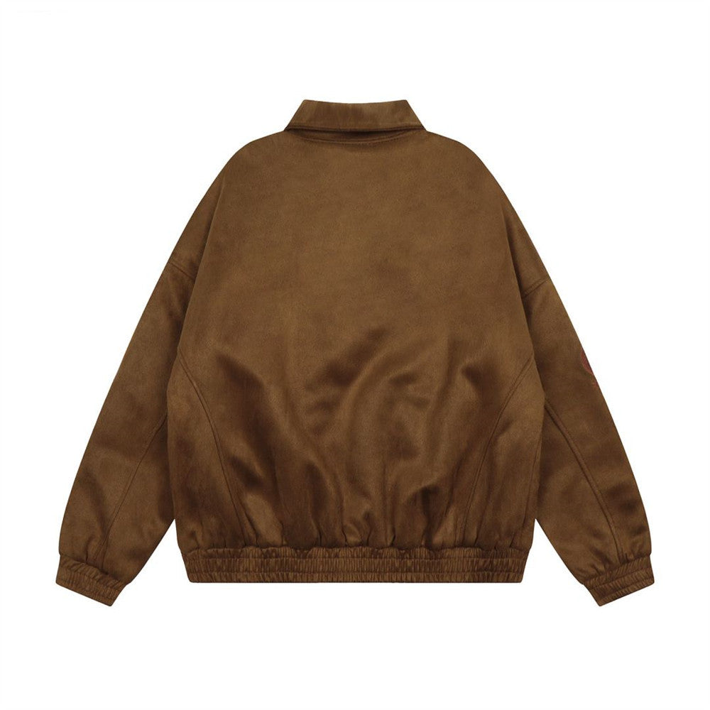 Winter Thick Cotton Letter Baseball Cotton Jacket