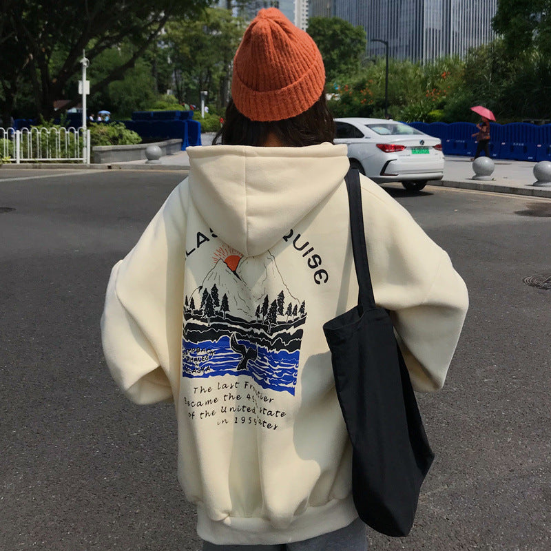 Velvet Thickening Tide Ins Early Autumn Jacket Winter Jacket