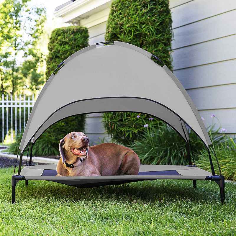 Pet Outdoor Loft Bed with Sunshade - Amanluxe