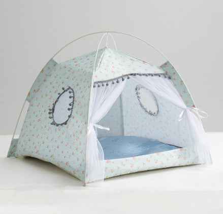 Cat Tent House - Enclosed Pet Bed - Amanluxe