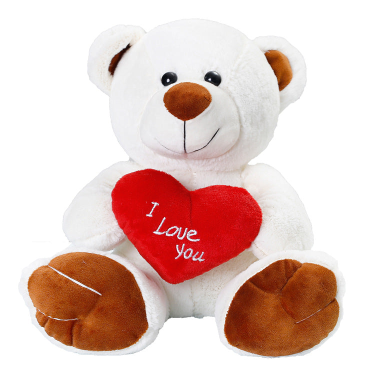 Cute Cartoon Hug Bear With Bow Tie Bear Plush Doll