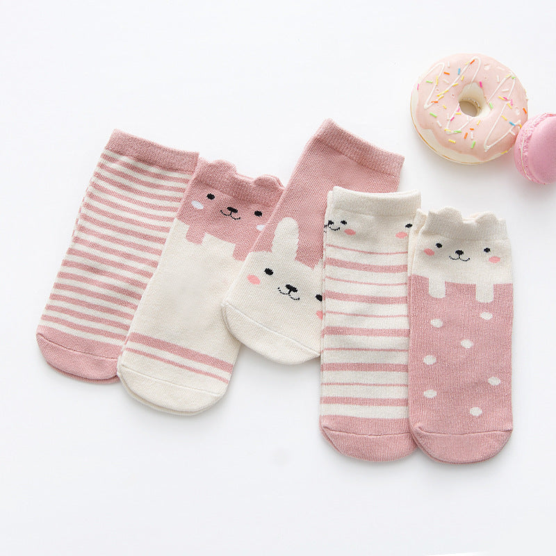 Three-dimensional cartoon baby socks