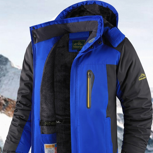 Winter Men's Fleece-lined Thick Outdoor Jacket