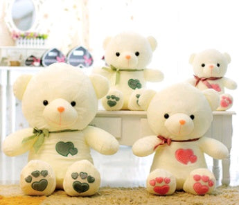 Plush toy heart-hearted couple love bear hug bear teddy bear doll bear Bud