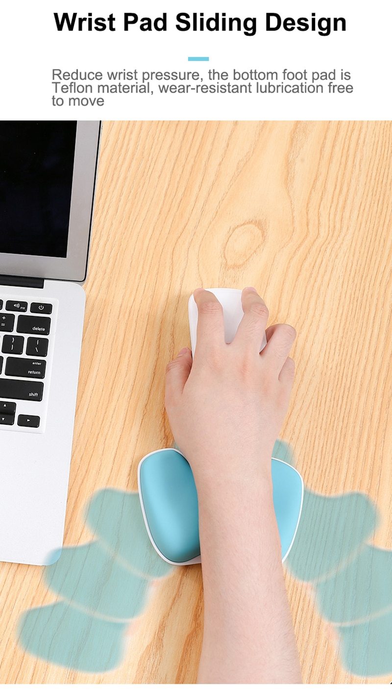 Silicone wrist mouse pad