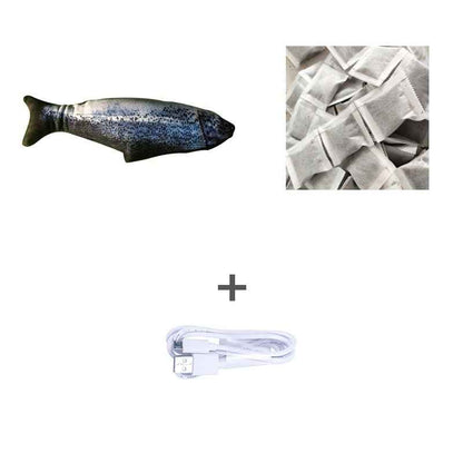 Electric Jumping Fish Cat Toy - USB Rechargeable - Amanluxe