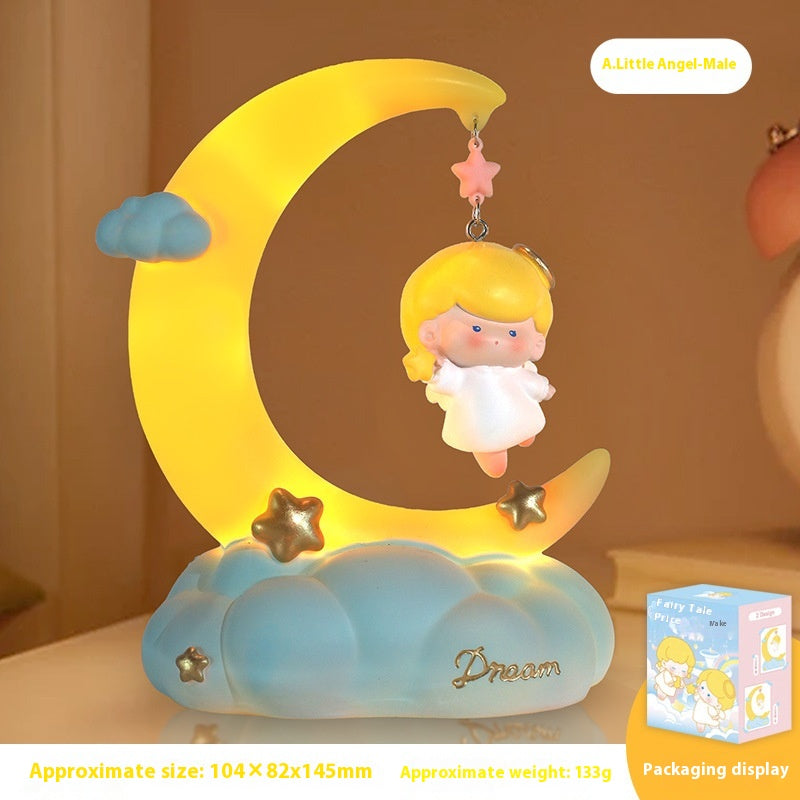 Creative Cute Moon Fairy Tale Small Night Lamp