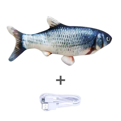 Electric Jumping Fish Cat Toy - USB Rechargeable - Amanluxe