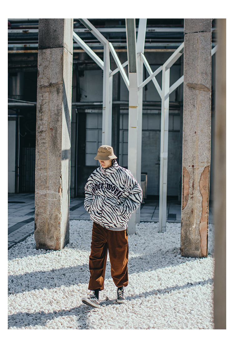 Men's National Tide Padded Jacket Winter Thickened Baseball Jacket