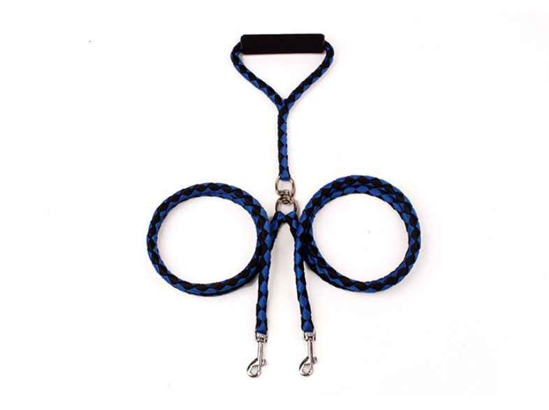 Hand-Knitted Dog Leash - Braided Rope 140cm - Amanluxe