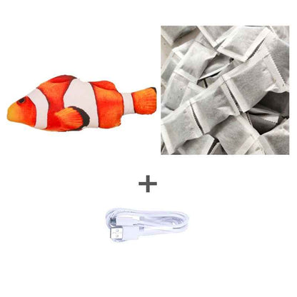 Electric Jumping Fish Cat Toy - USB Rechargeable - Amanluxe