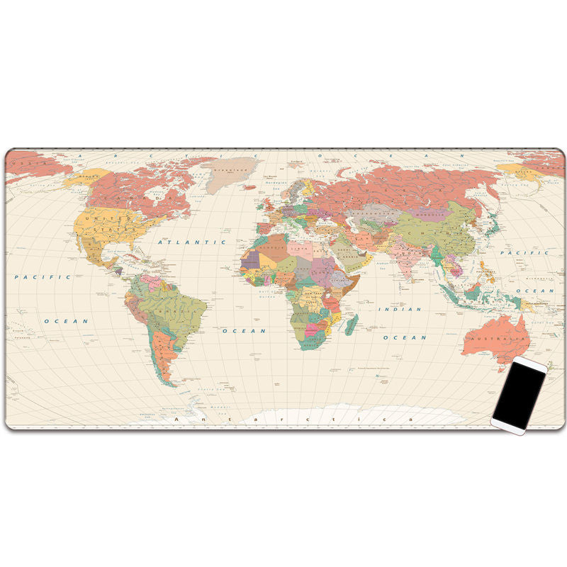 Map city mouse pad