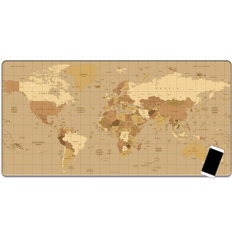 Map city mouse pad