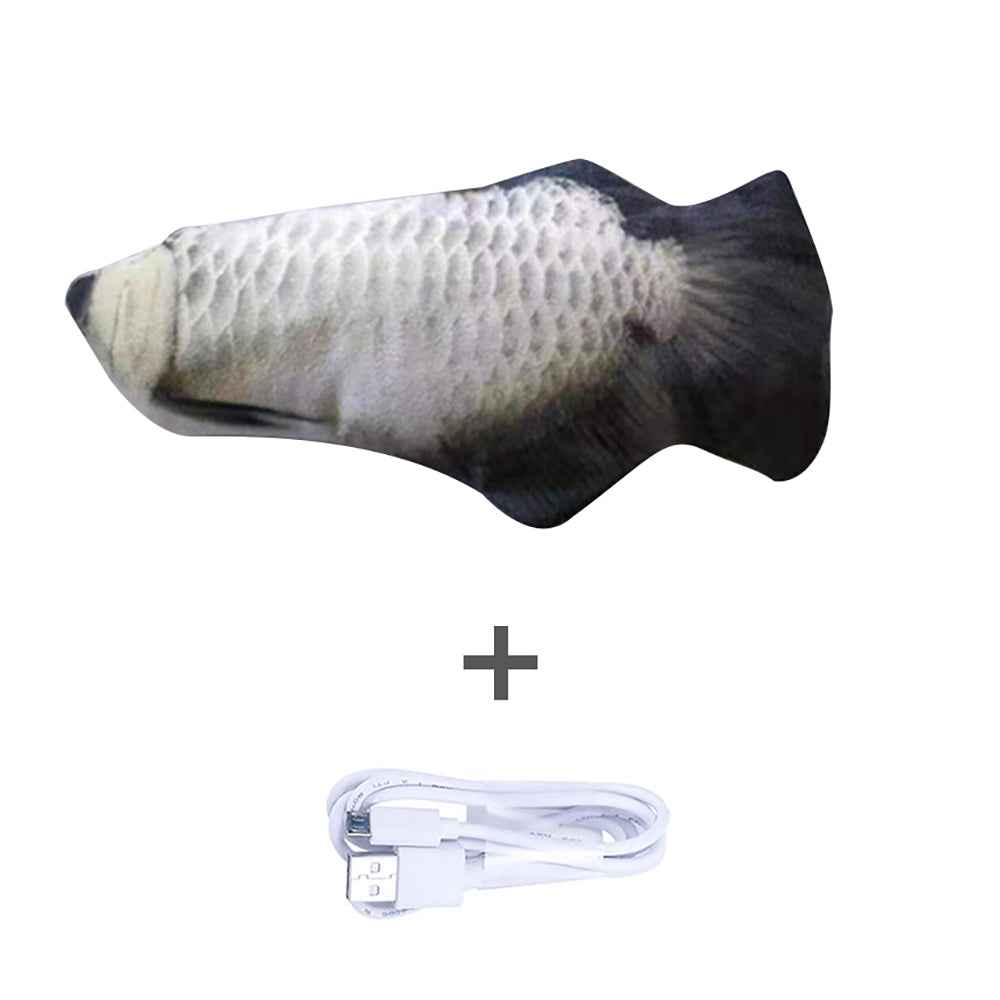 Electric Jumping Fish Cat Toy - USB Rechargeable - Amanluxe