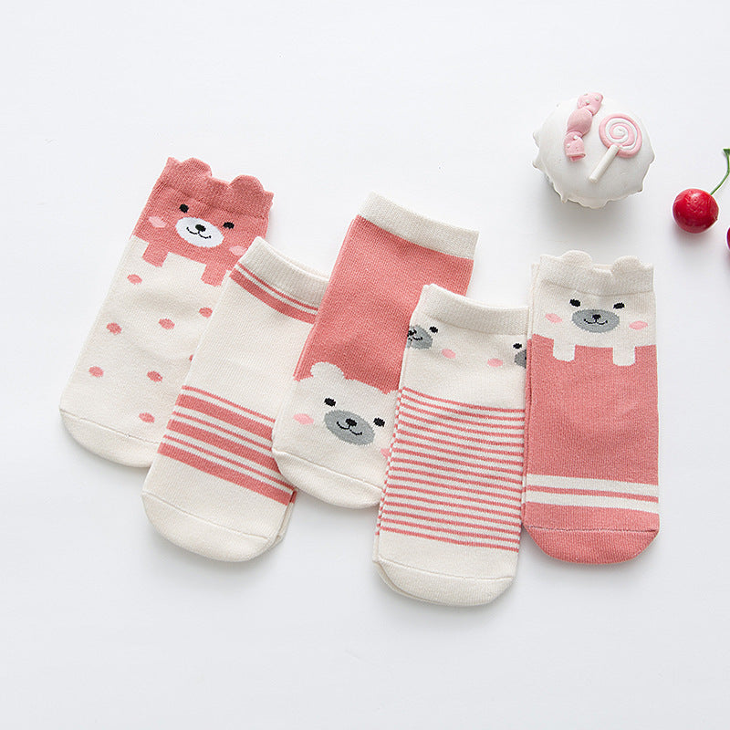 Three-dimensional cartoon baby socks