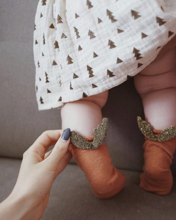 Angel wings baby loose mouth socks