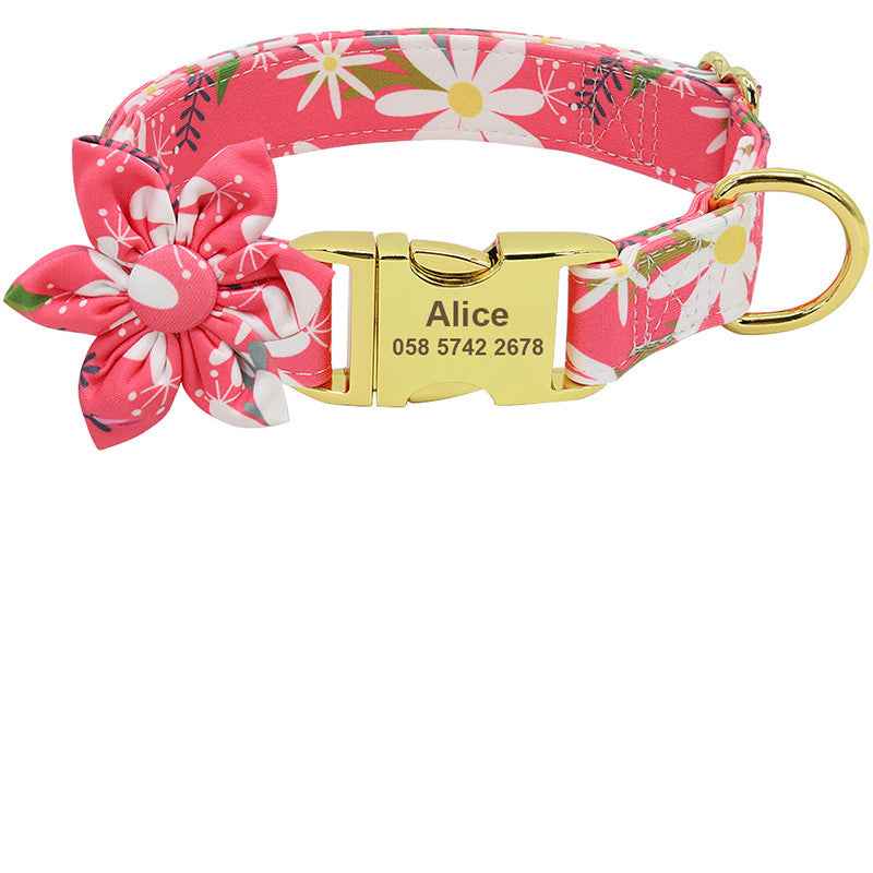 Personalized Dog Collar - Custom Engraved - Amanluxe