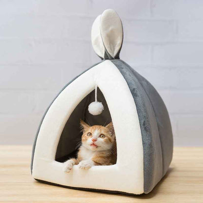 Cat House Villa - Small Dog Kennel Bed - Amanluxe