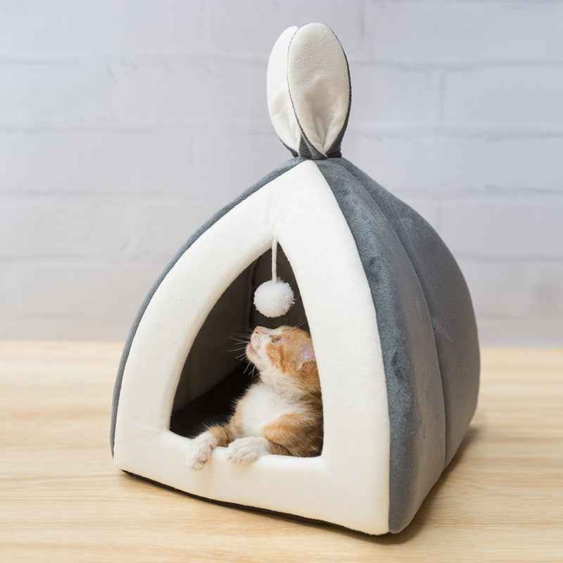 Cat House Villa - Small Dog Kennel Bed - Amanluxe