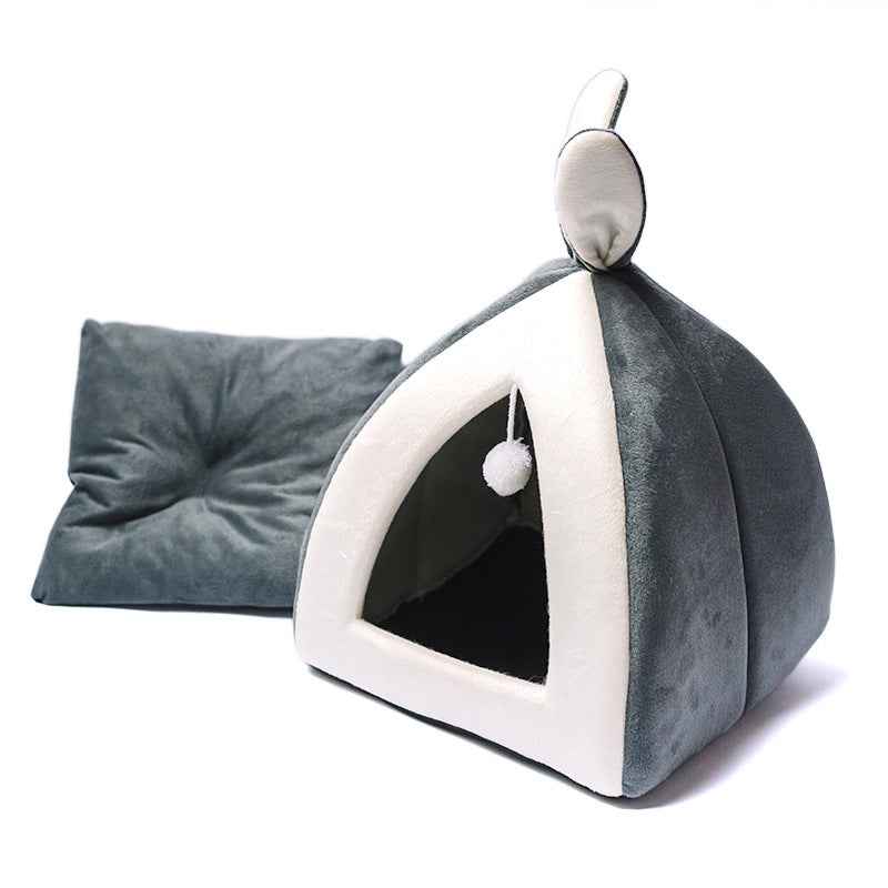Cat House Villa - Small Dog Kennel Bed - Amanluxe