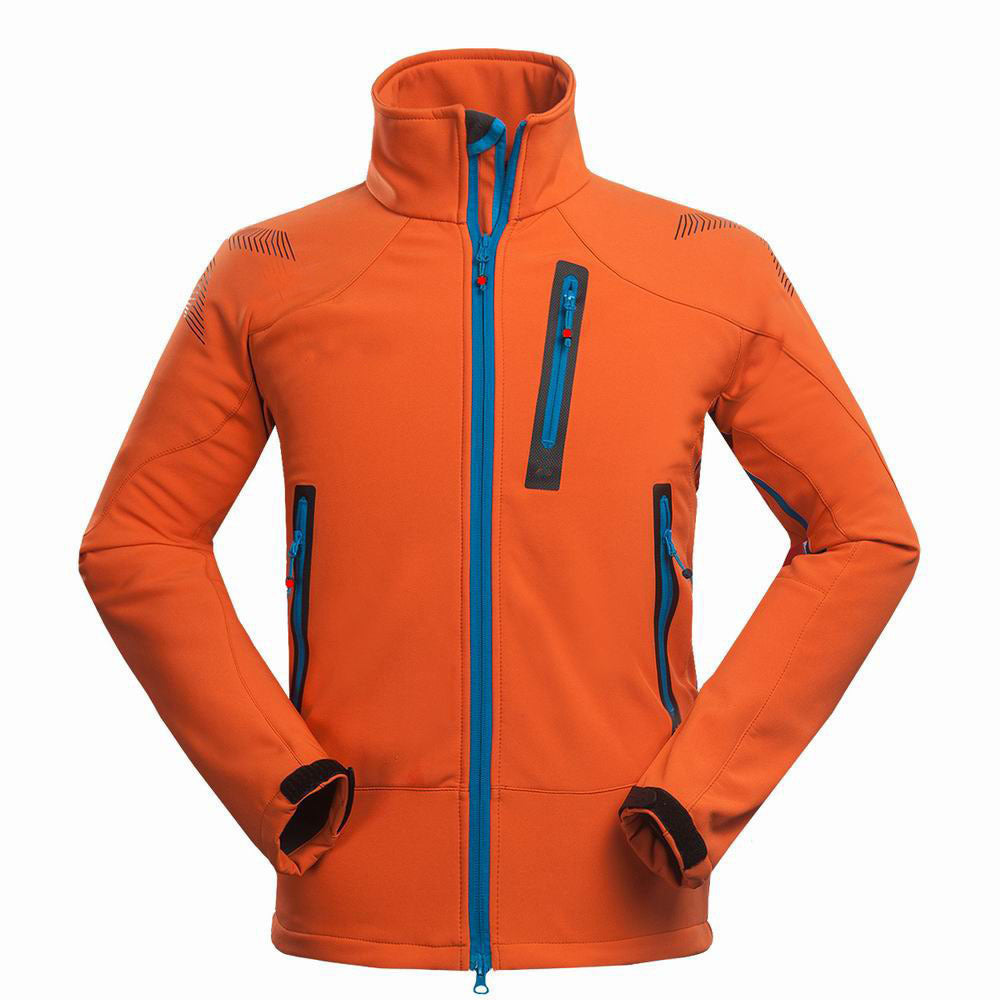 Winter Outdoor Male Soft Shell Windbreaker Jacket