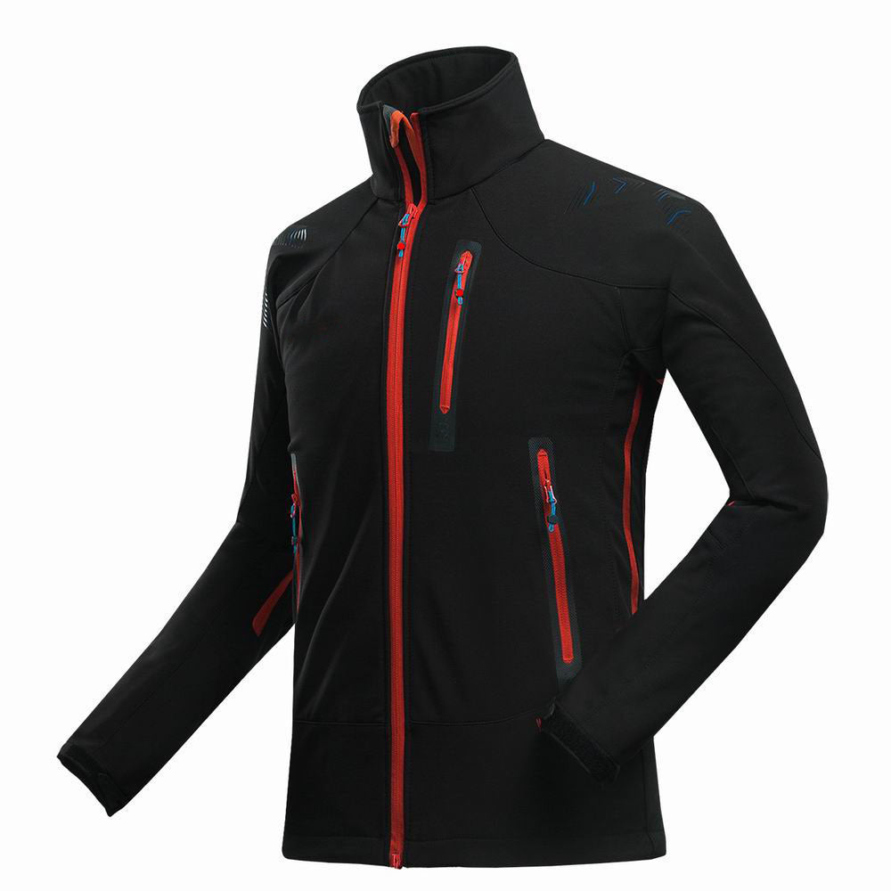 Winter Outdoor Male Soft Shell Windbreaker Jacket