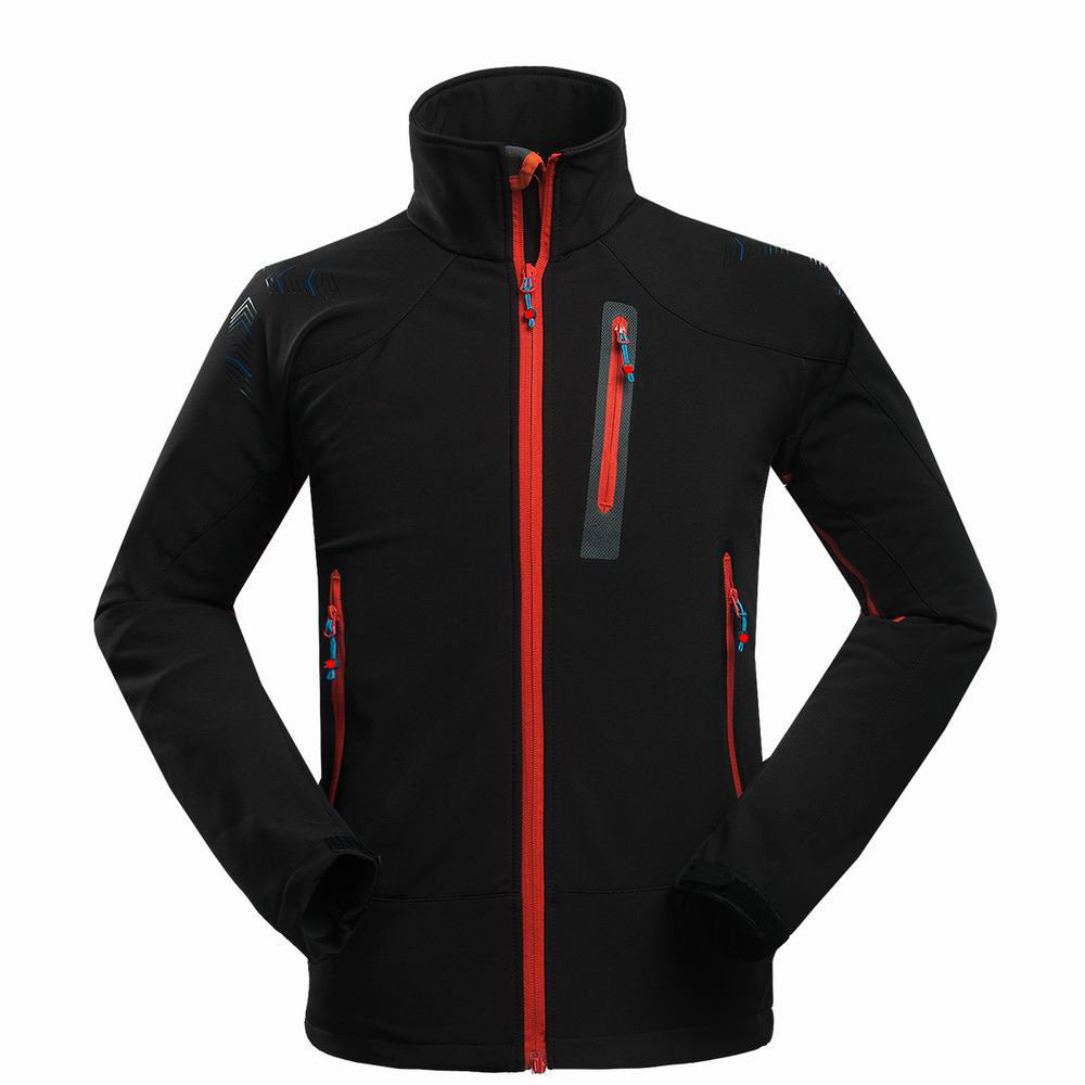 Winter Outdoor Male Soft Shell Windbreaker Jacket