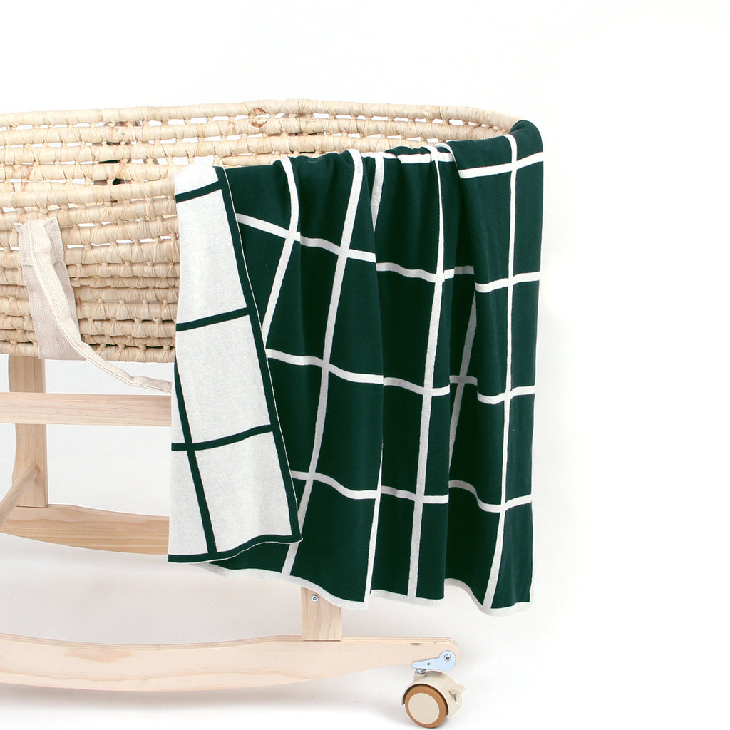 Baby Blanket Knitted Plaid Hug Blanket Baby Windproof Cover Quilt