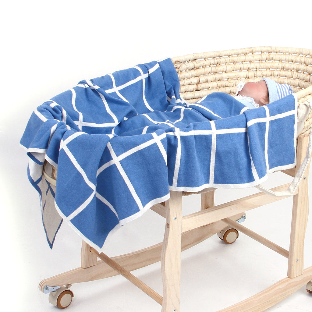 Baby Blanket Knitted Plaid Hug Blanket Baby Windproof Cover Quilt