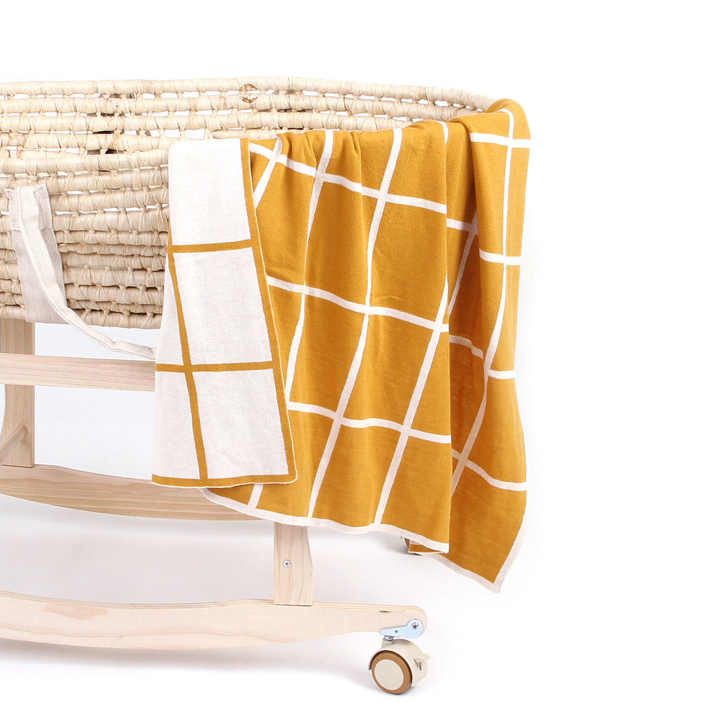 Baby Blanket Knitted Plaid Hug Blanket Baby Windproof Cover Quilt