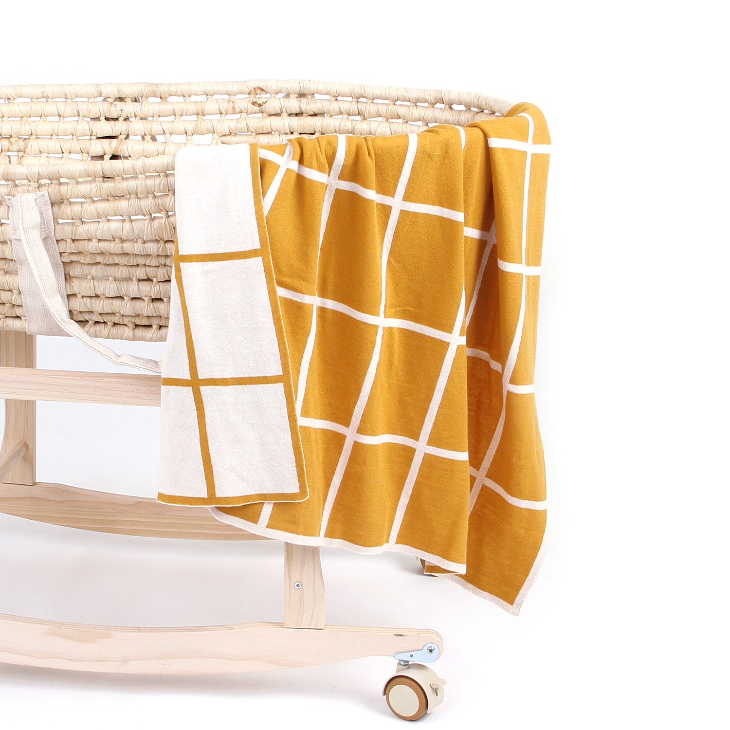 Baby Blanket Knitted Plaid Hug Blanket Baby Windproof Cover Quilt