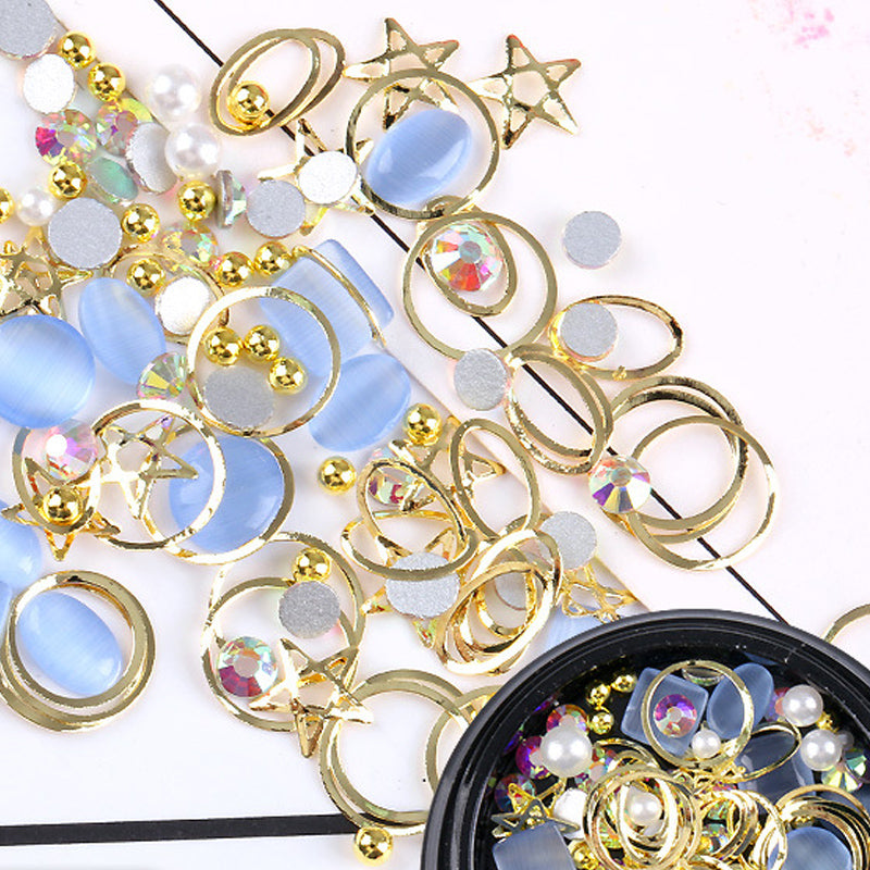 Nail Art Accessories Super Flash Diamond Nail Diamond Assortment null