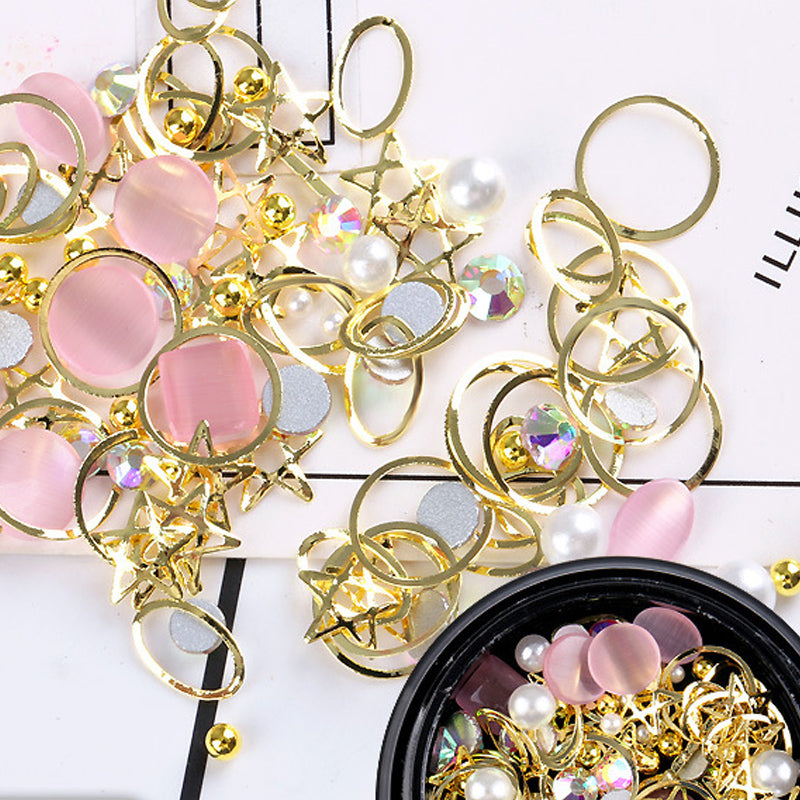 Nail Art Accessories Super Flash Diamond Nail Diamond Assortment null