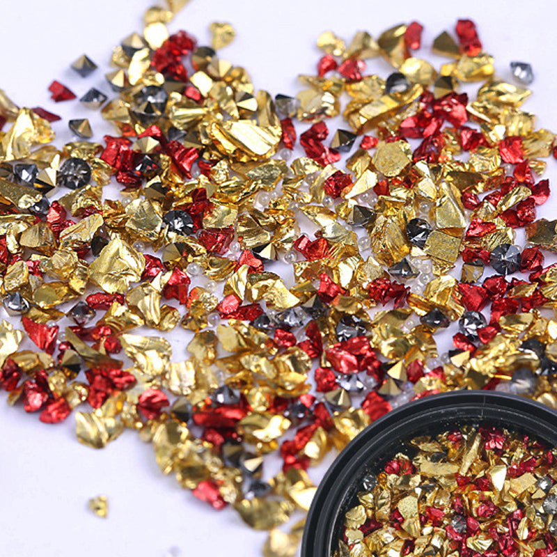 Nail Art Accessories Super Flash Diamond Nail Diamond Assortment null