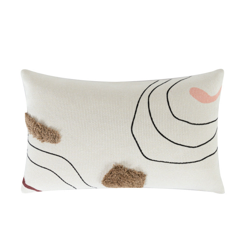 Living Room Modern Line Hug Geometric Sofa Pillowcase