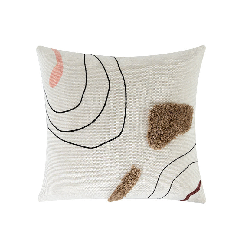 Living Room Modern Line Hug Geometric Sofa Pillowcase