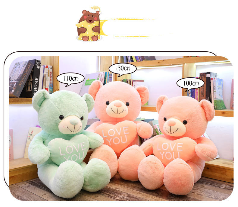 Leisure Love Teddy Bear Big Bear Doll Plush Toy Large Hug Bear Doll Hug Sleeping Pillow