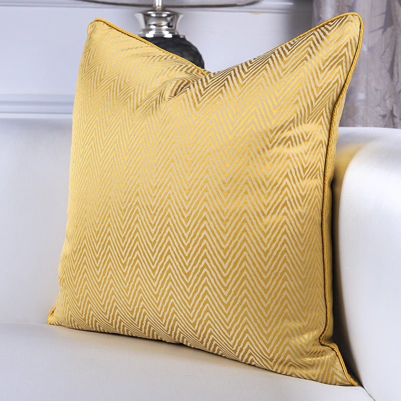 Cushion Light Luxury Simple Modern European Style Hug Pillowcase Sofa Model Room Living Room Pillow Backrest Pillow Waist Pillow