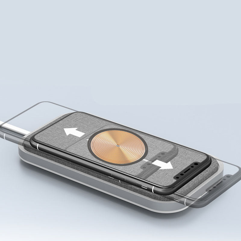 Compatible with Apple, Le Chargeur Sans Fil Convient A La Charge Rapide Automatique Automatique Du Telephone Portable Universel Apple IPhone  Huawei  Xiaomi  Samsung