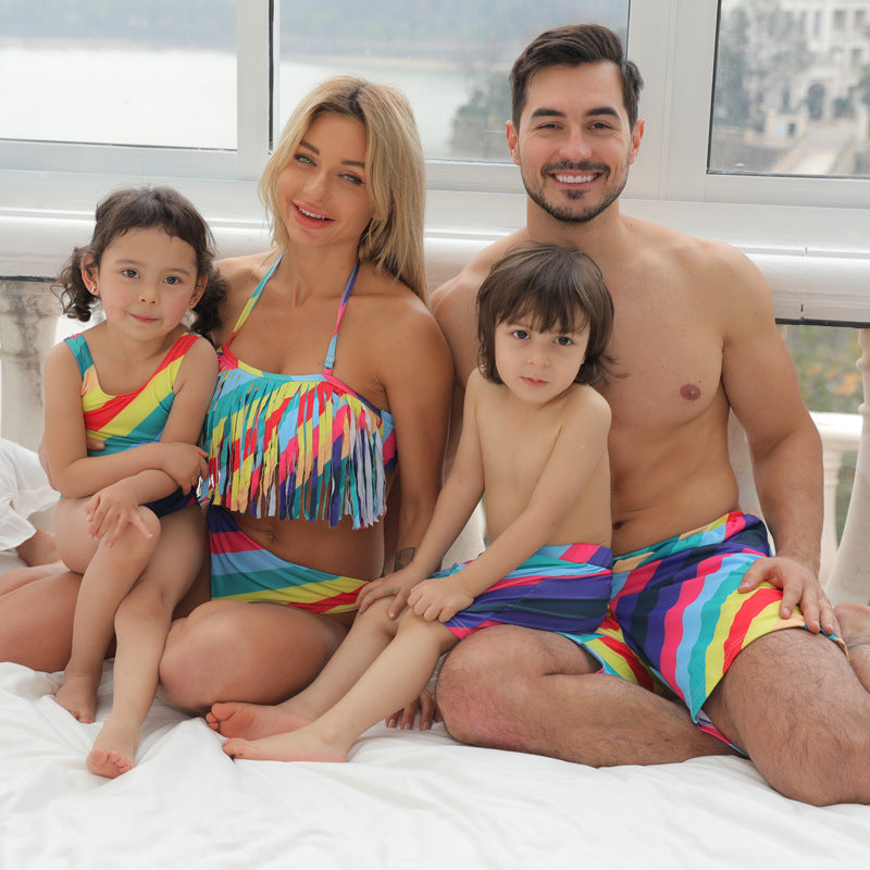 European And American Parent-Child Swimwear